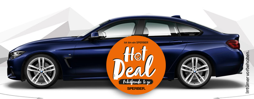 BMW 430i mit Hot-Deal-Hinweis
