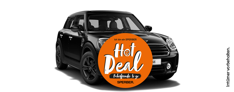 MINI One Countryman als Hot Deals gekennzeichnet