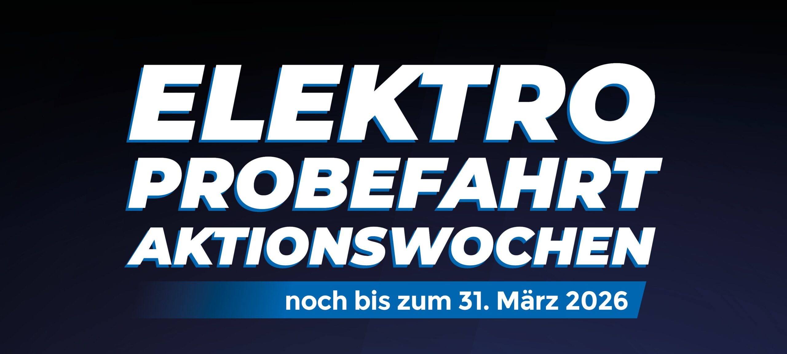 Elektro Probefahrt Aktionswochen
